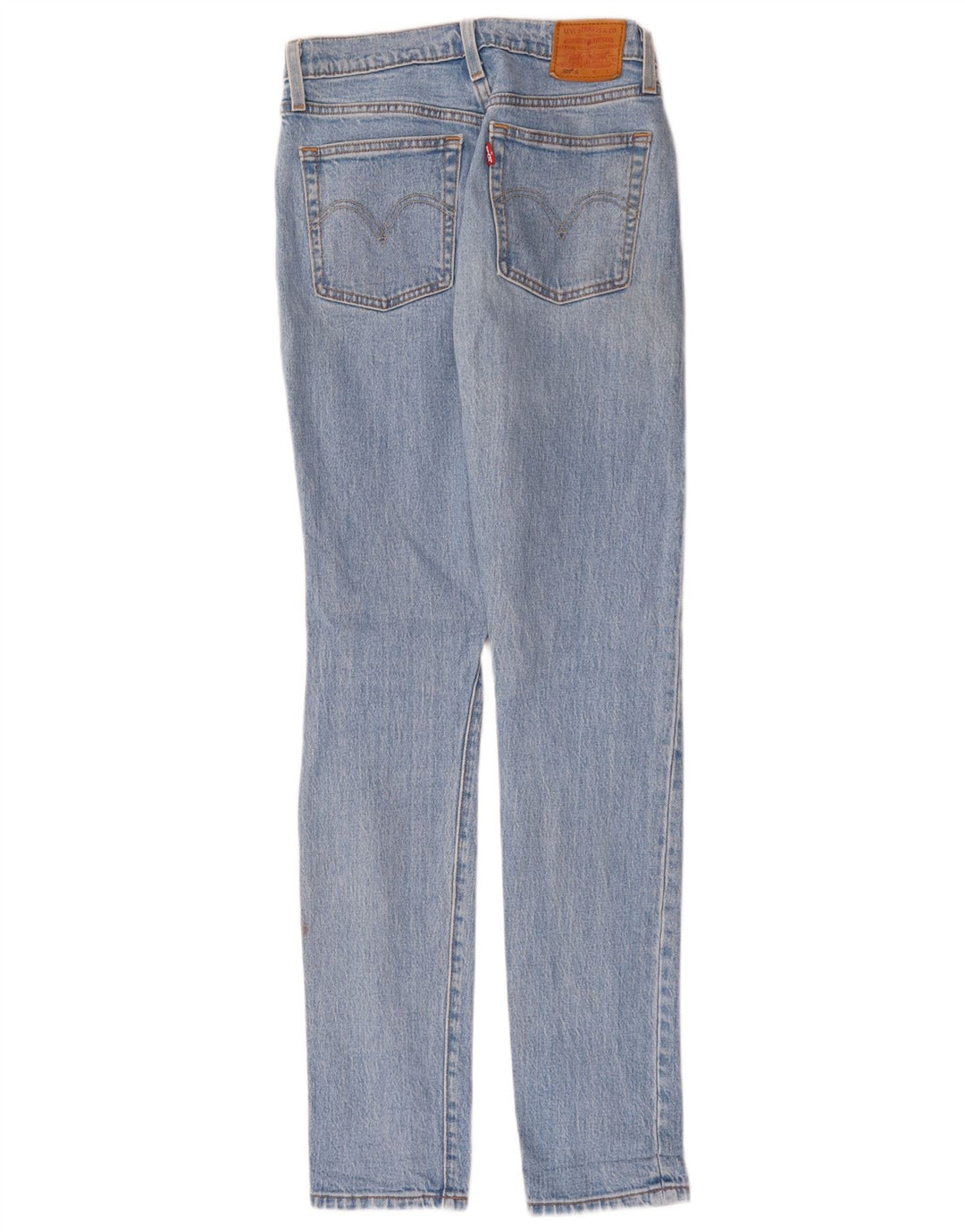 Женские узкие джинсы Levi's 501 W25 L32 синие, хлопок