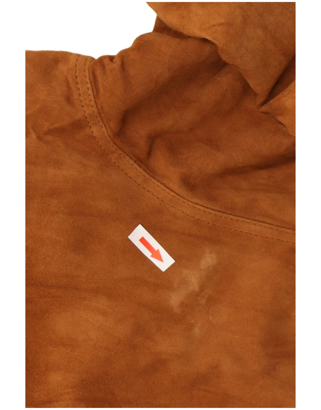 Винтажная мужская замшевая куртка-бомбер IT 56 3XL Коричневая замша