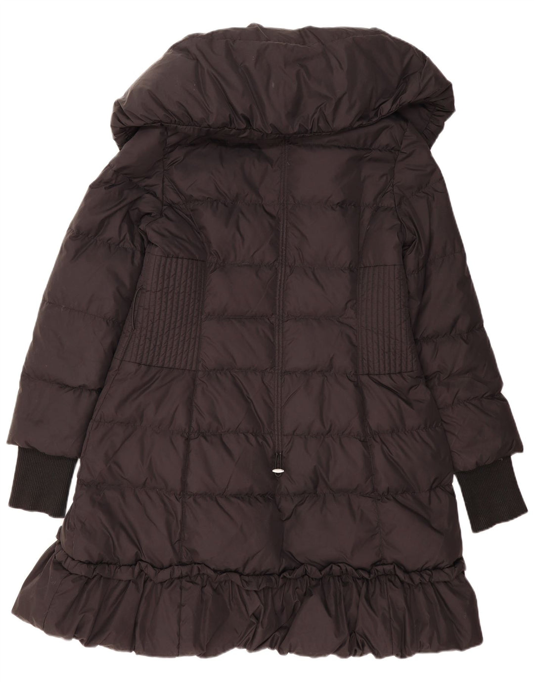 Женское стеганое пальто Karen Millen UK 14, большой черный полиамид