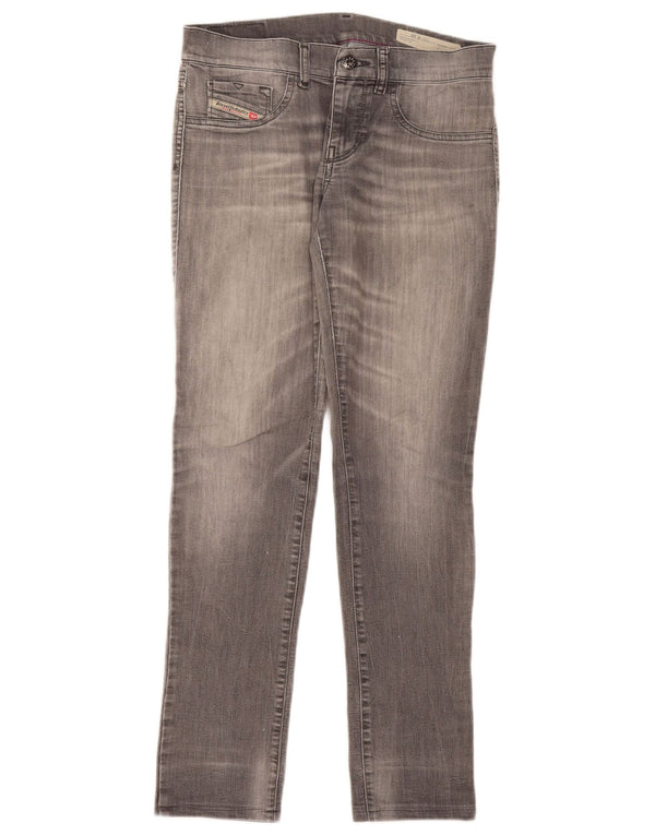 Женские джинсы скинни Diesel Livier W29 L29, серый хлопок