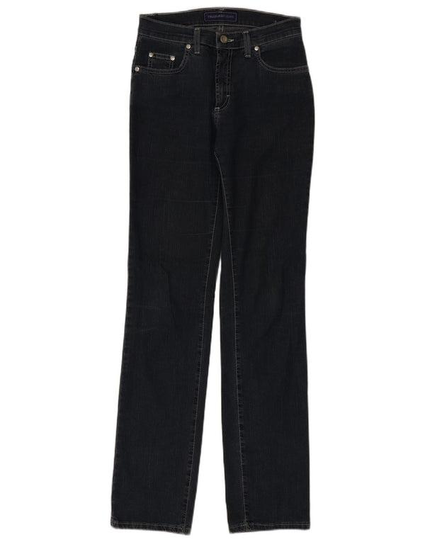 Женские прямые джинсы Trussardi W26 L33, темно-синий, хлопок
