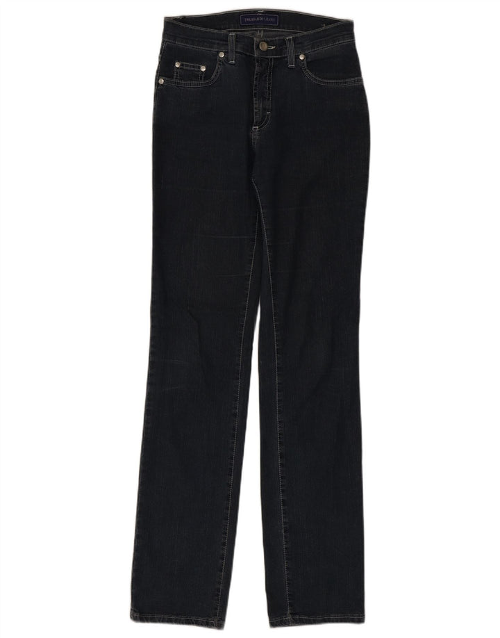 Женские прямые джинсы Trussardi W26 L33, темно-синий, хлопок
