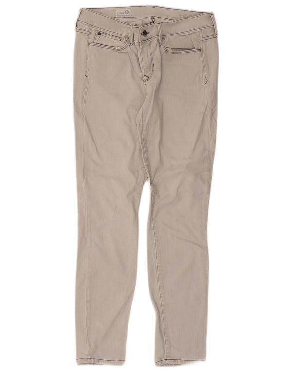 Женские леггинсы скинни Gap W28 L28, серый хлопок