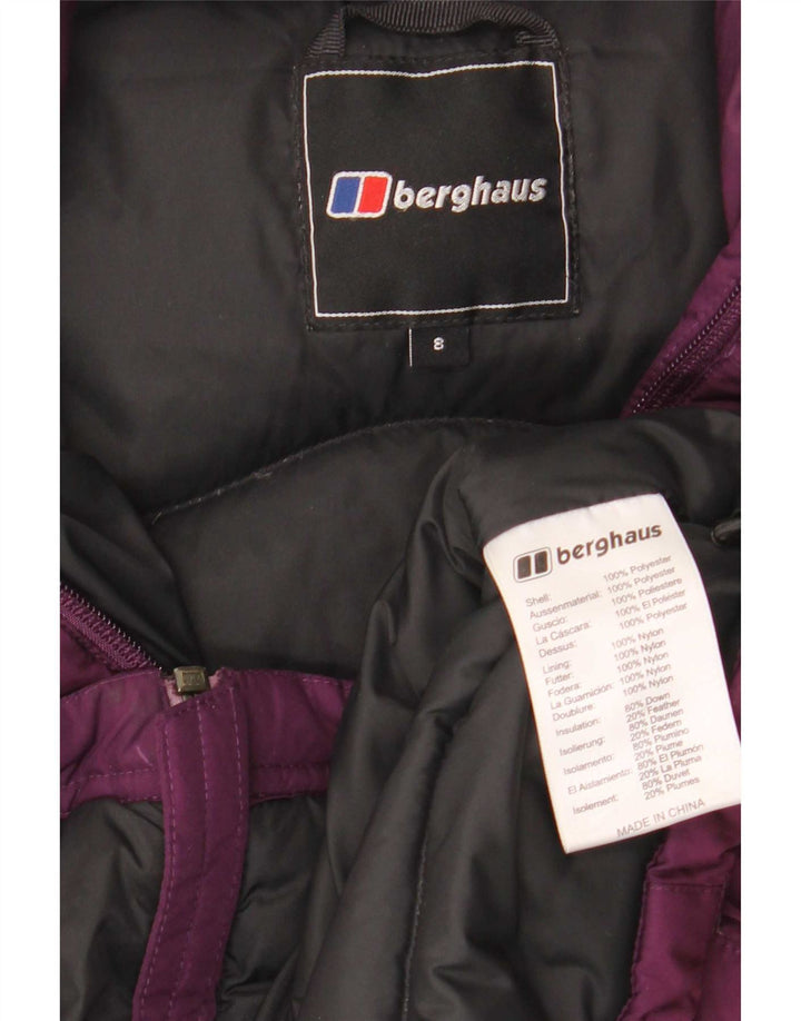 Женская стеганая куртка Berghaus UK 8, маленький фиолетовый полиэстер