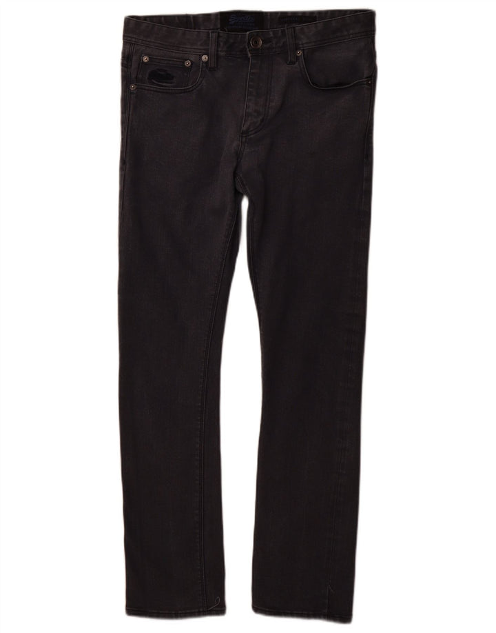 SUPERDRY Womens Slim Jeans W32 L30 Grey Cotton