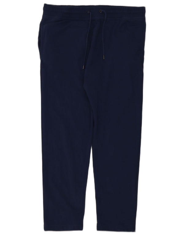 Marks & Spencer Mens Tracksuit Trousers Large  Navy Blue Cotton