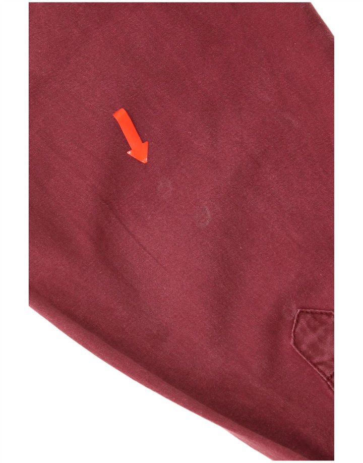 Мужская рубашка Wrangler среднего цвета, бордовый хлопок, хлопок