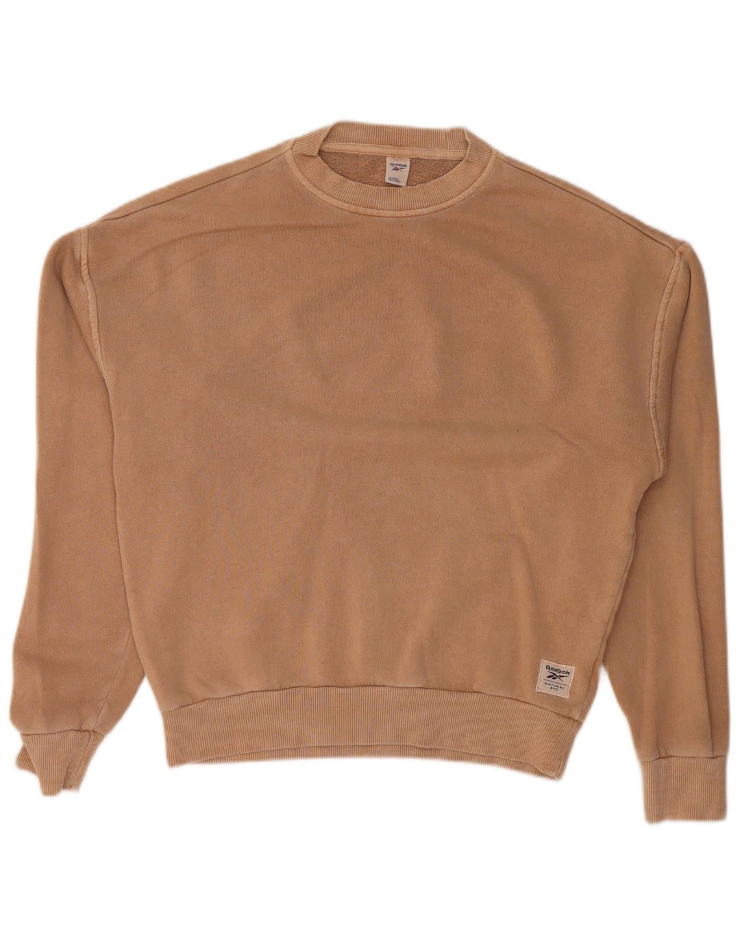 Женский свитер оверсайз REEBOK UK 4/6 XS Бежевый хлопок