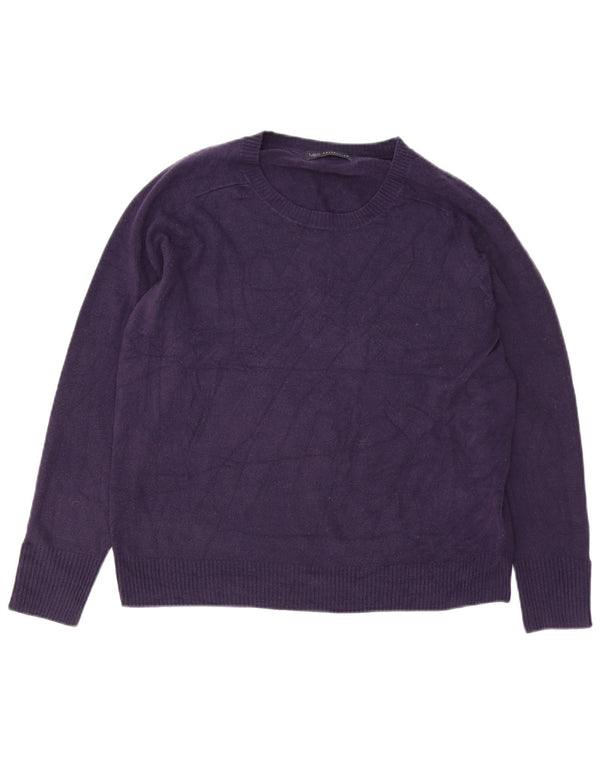 Женский джемпер с круглым вырезом Marks & Spencer, Великобритания, 18 XL, фиолетовый акрил
