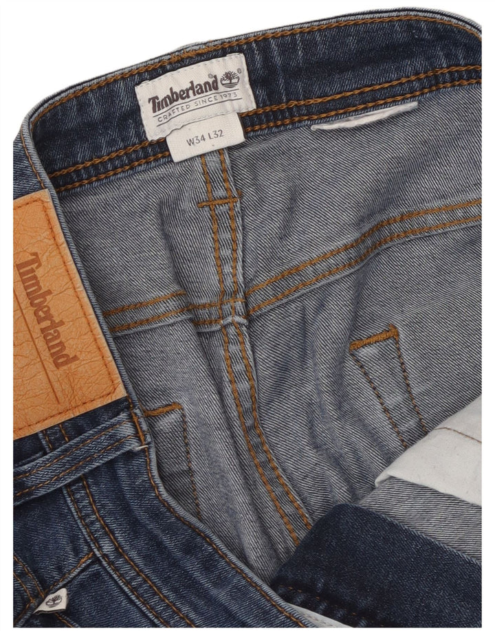 Мужские прямые джинсы Timberland W34 L32 синие