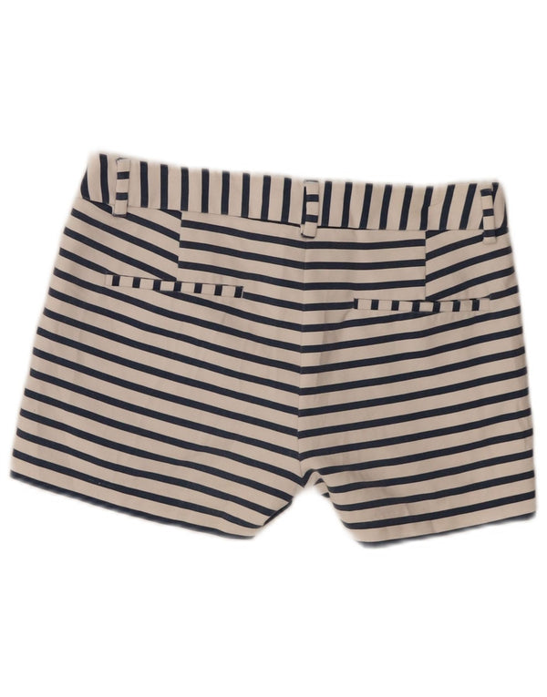 Женские шорты чинос Zara XS W24, хлопок в белую полоску