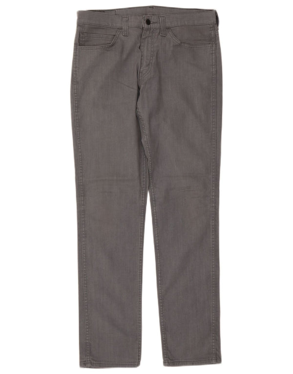 Мужские джинсы Levi's 511 Slim W34 L34 Серые хлопковые