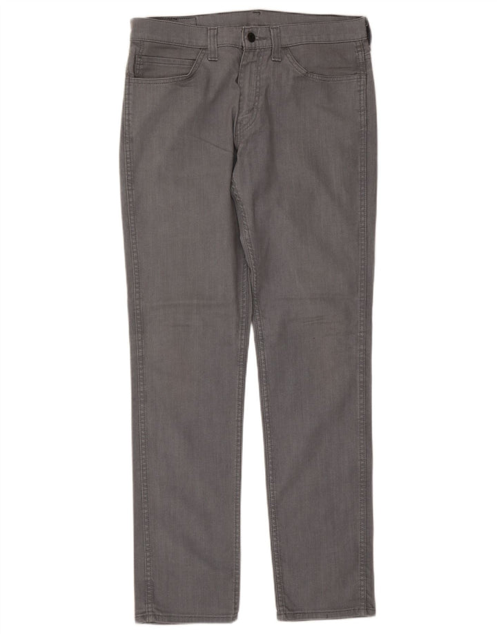 Мужские джинсы Levi's 511 Slim W34 L34 Серые хлопковые