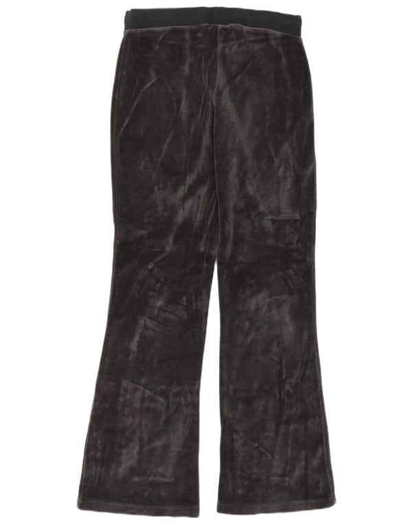 Champion Womens Velour Tracksuit Trousers UK 12 Medium Grey Tie Dye