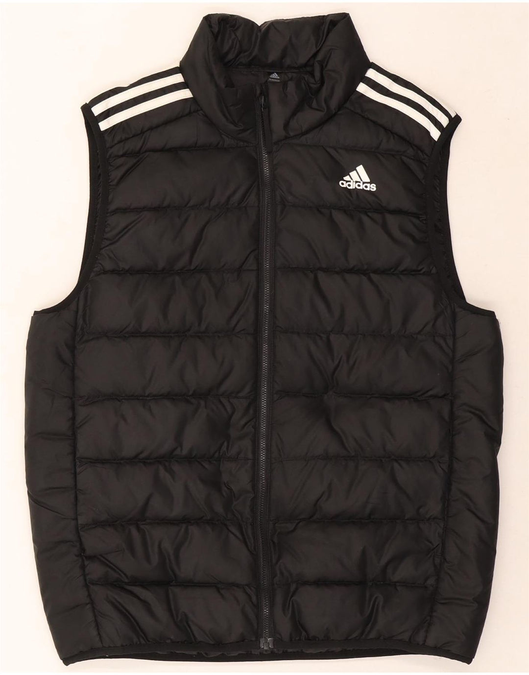Мужской жилет Adidas Padded UK 38, средний черный полиэстер