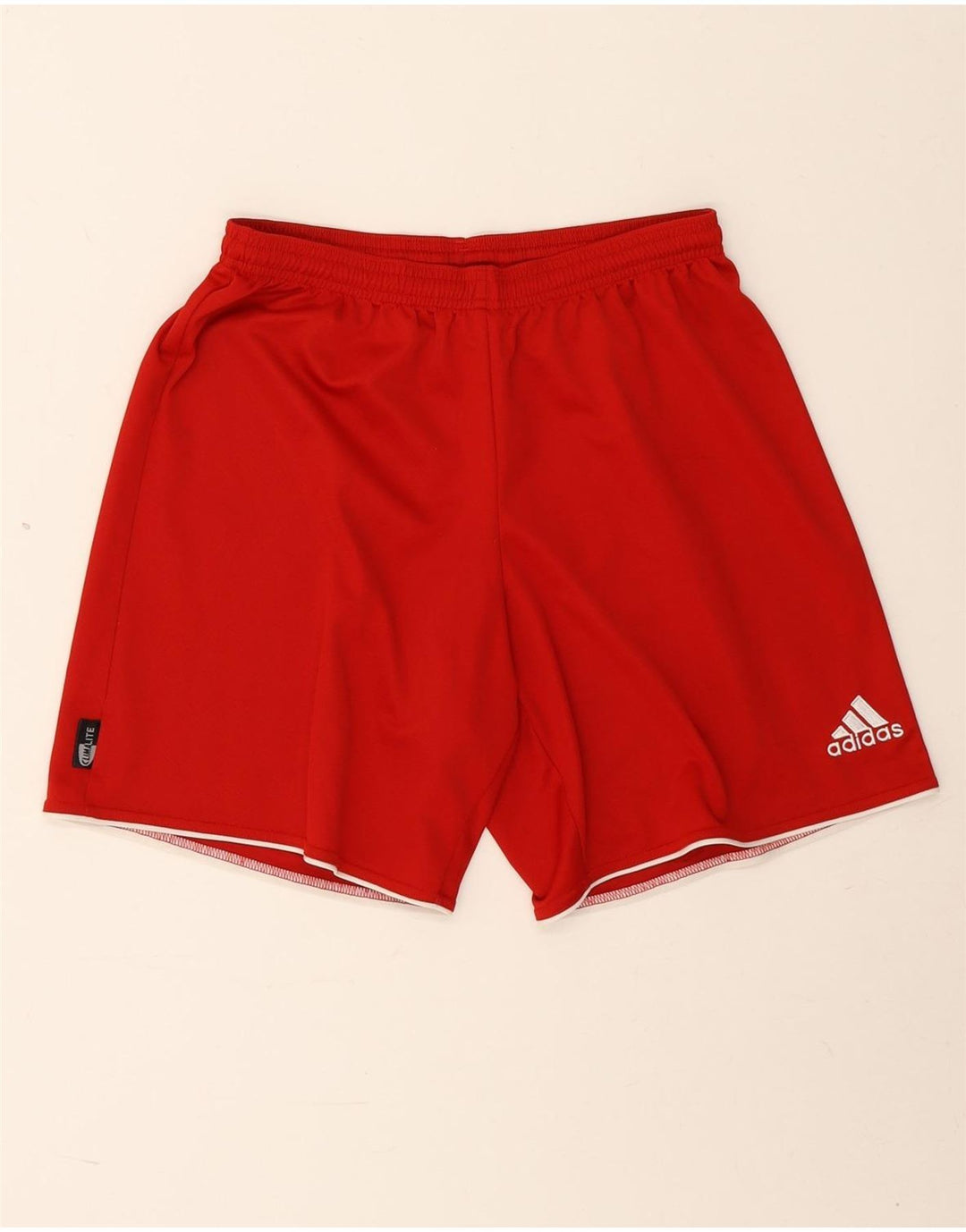 Мужские спортивные шорты Adidas Climalite, средний красный полиэстер