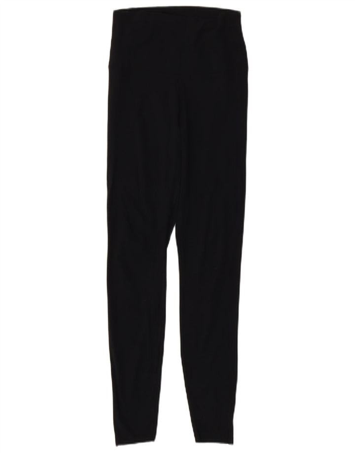 Женские леггинсы NIKE Dri Fit UK 8, маленькие черные нейлоновые