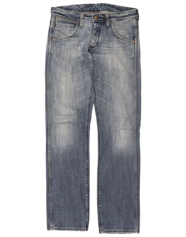 Женские прямые джинсы Wrangler W32 L34, синий хлопок