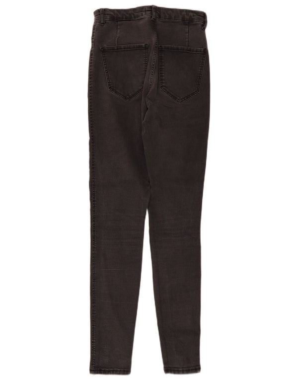 Женские джинсы скинни Zara Trafaluc EU 38, маленькие W28 L27, серый хлопок