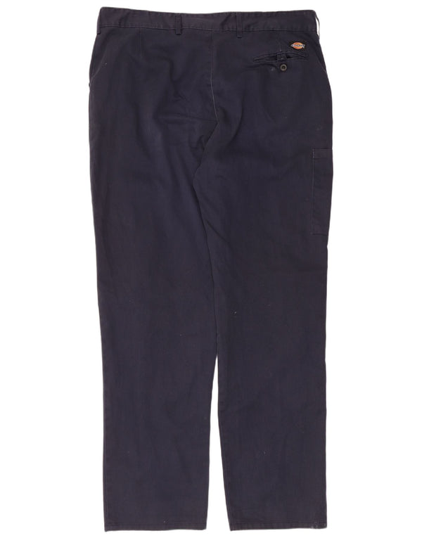 Мужские прямые брюки-карго Dickies Redhawk W42 L33 темно-синие из полиэстера