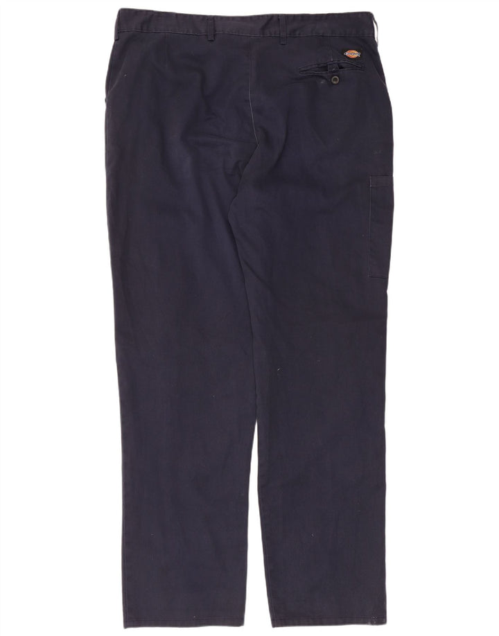 Мужские прямые брюки-карго Dickies Redhawk W42 L33 темно-синие из полиэстера