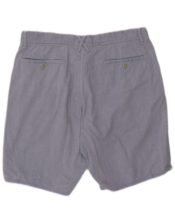 Мужские шорты чинос Massimo Dutti EU 42, большие W32, синие, хлопок