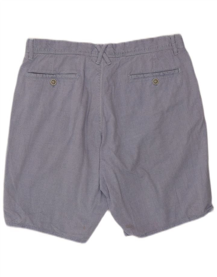 Мужские шорты чинос Massimo Dutti EU 42, большие W32, синие, хлопок