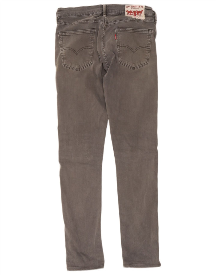 Мужские джинсы скинни Levi's W32 L34 Серые, хлопок