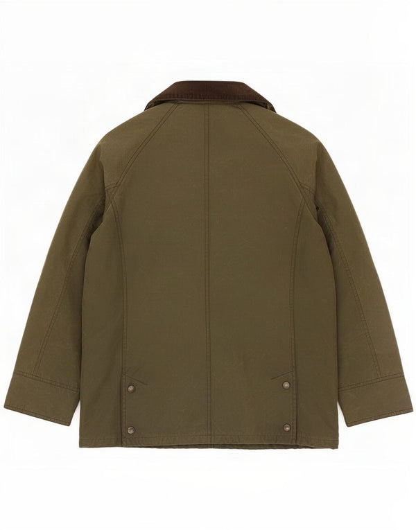 Женская куртка оверсайз из вощеного хлопка Barbour UK 10, маленький хаки