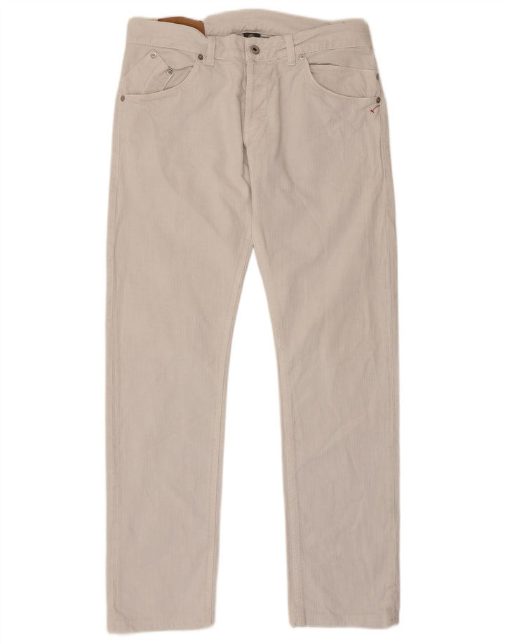Мужские прямые джинсы Dondup Sam W34 L32, белый хлопок