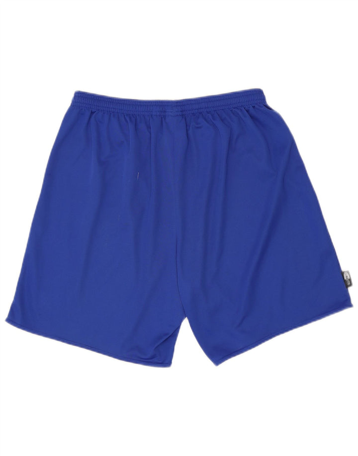 Мужские спортивные шорты Adidas Climalite, большие синие, полиэстер