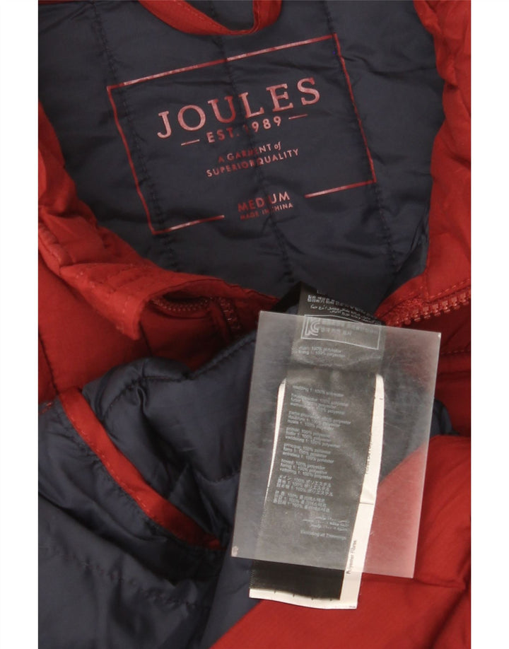 Мужской утепленный жилет Joules UK 38, средний бордовый полиэстер