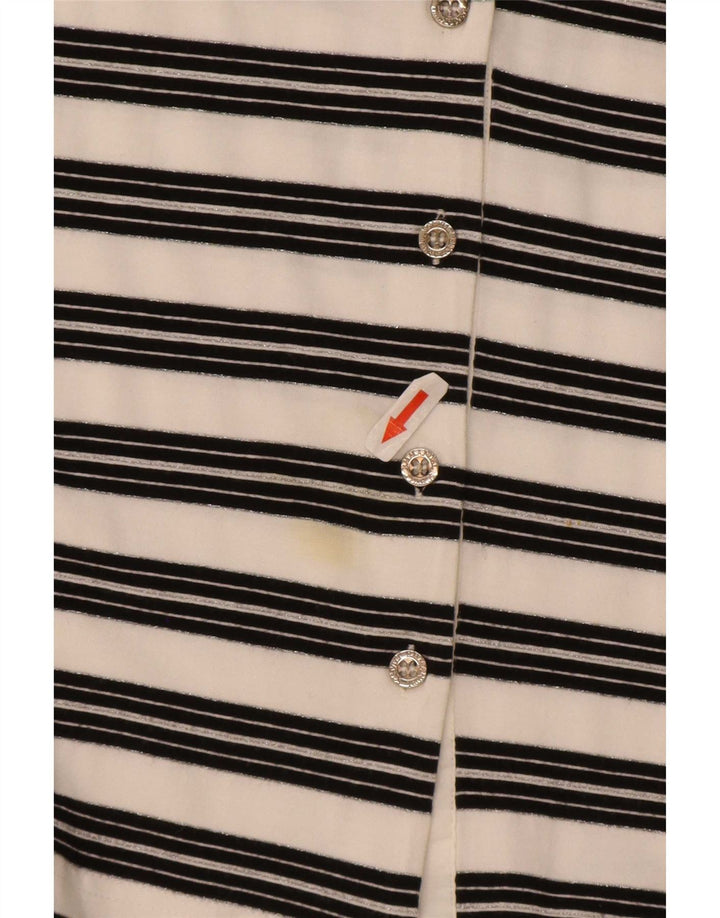 Женская блузка-рубашка с рукавом 3/4 Emmanuel Schvili IT 42 Medium White Striped