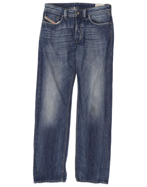 Мужские прямые джинсы Diesel Larkee W30 L32, синие, хлопок