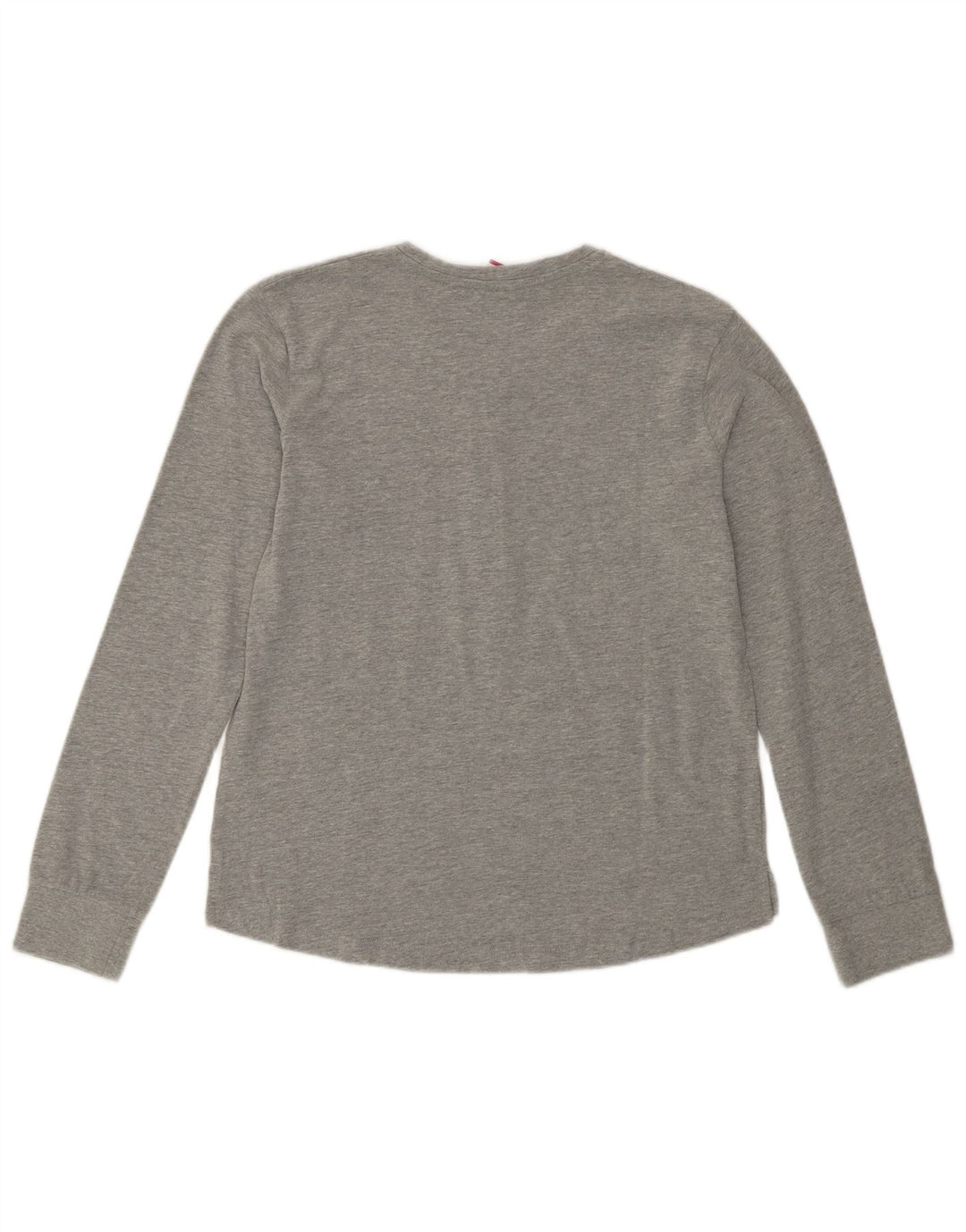 Женский топ с рисунком Lotto, длинный рукав, Великобритания, 10 маленьких размеров, серый хлопок