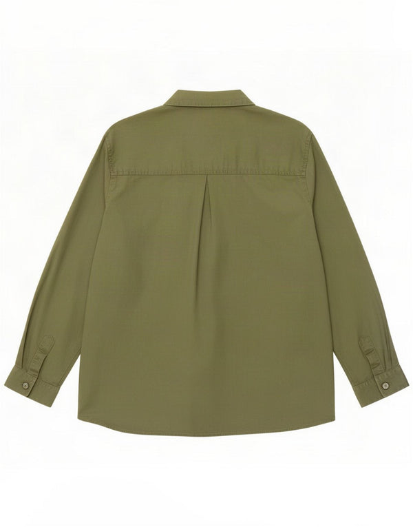 Zara Женская рубашка UK 14 Medium Khaki Lyocell