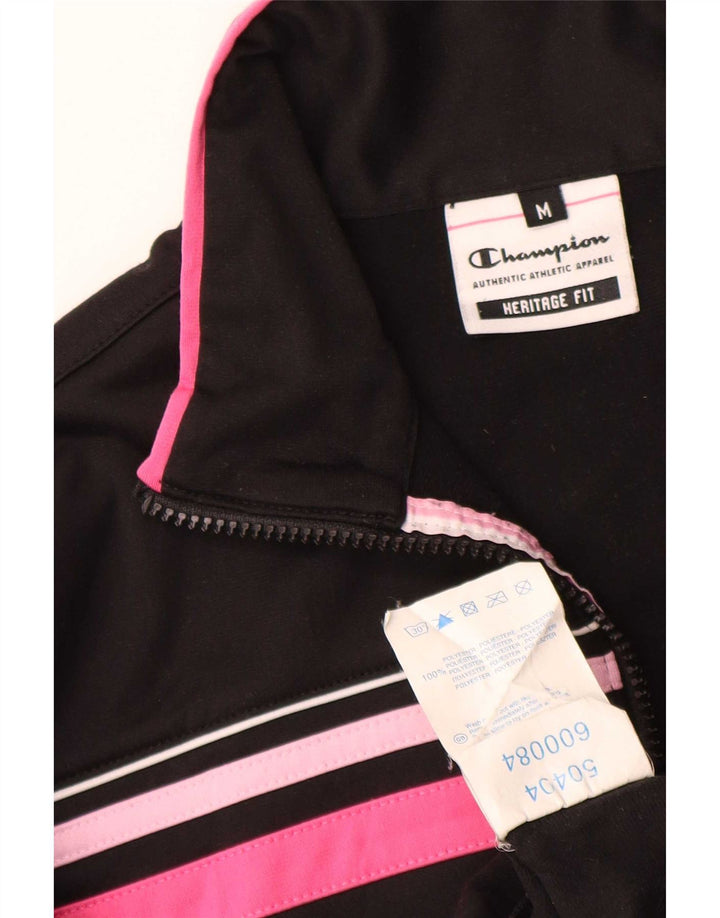 Женская спортивная куртка Champion Heritage Fit UK 14, средний черный цвет