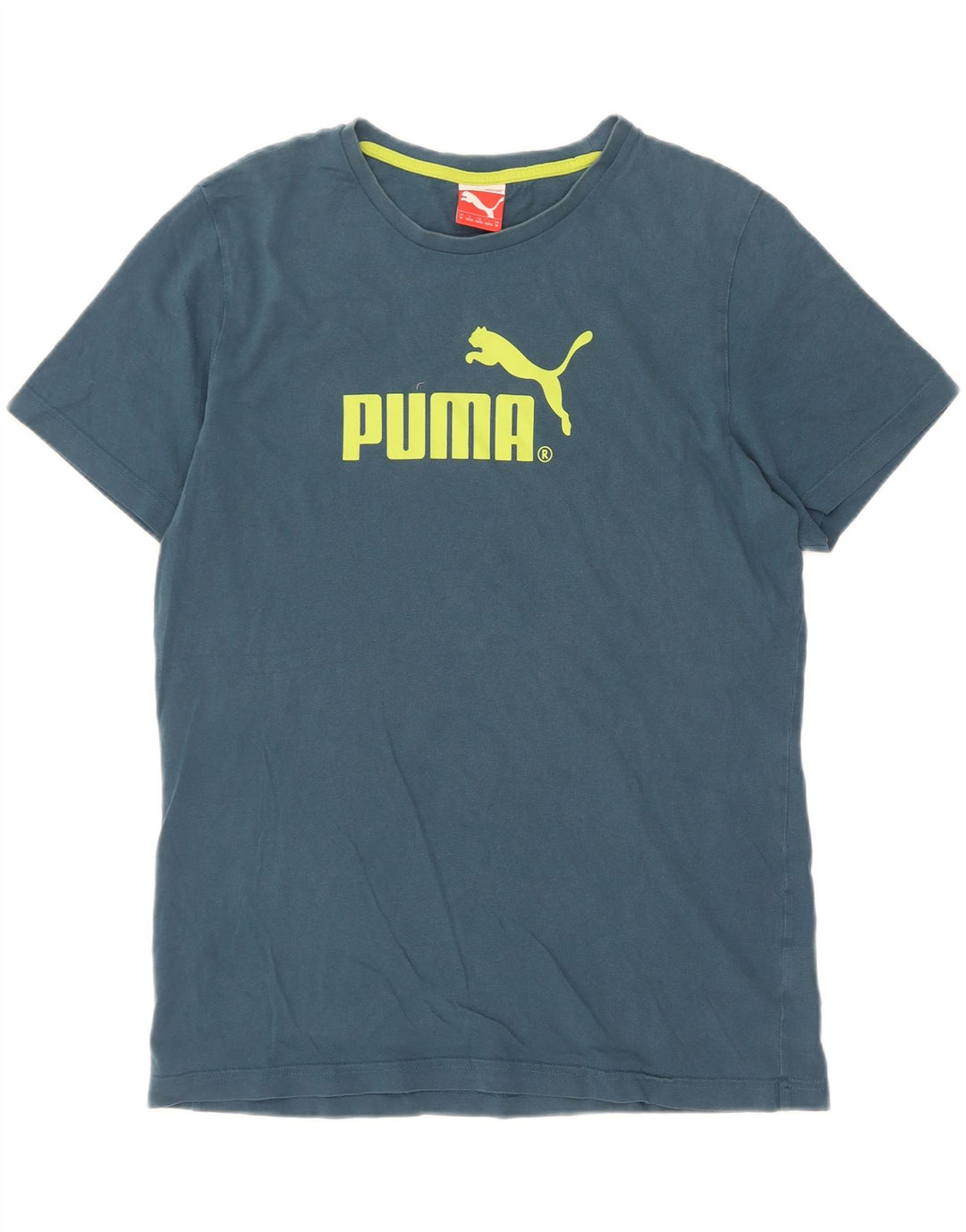 Мужская футболка с рисунком Puma, средний синий