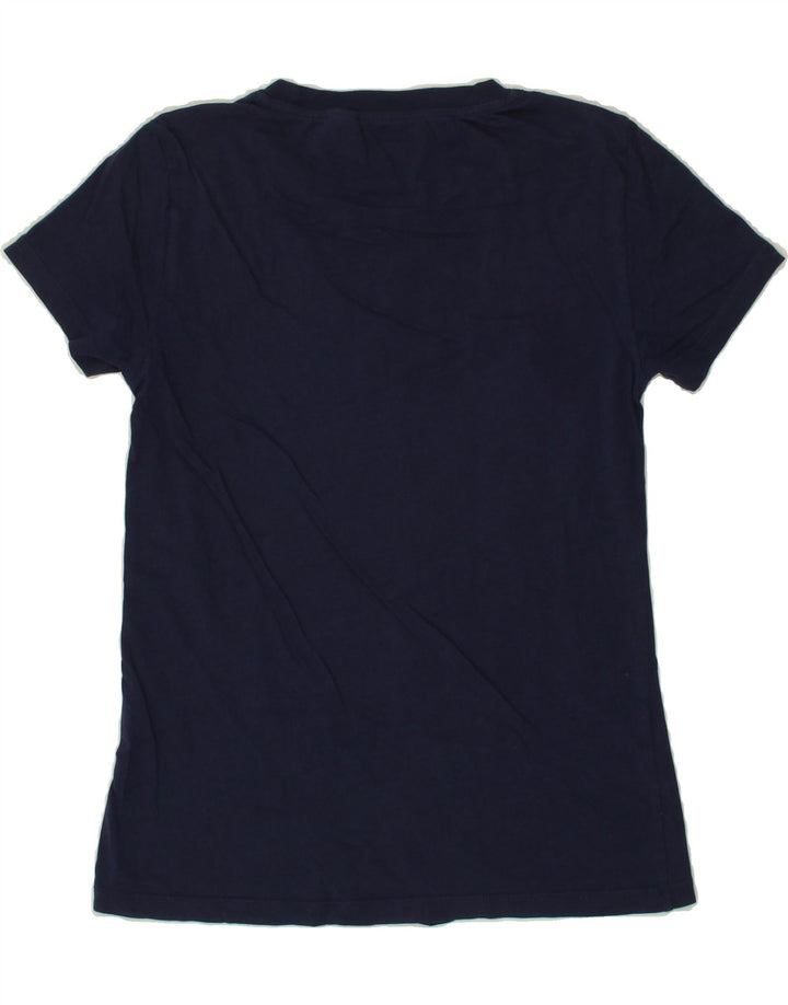 LEVI'S Womens Graphic T-Shirt Top XS Navy Blue Vintage Levi's and Second-Hand Levi's from Messina Hembry 