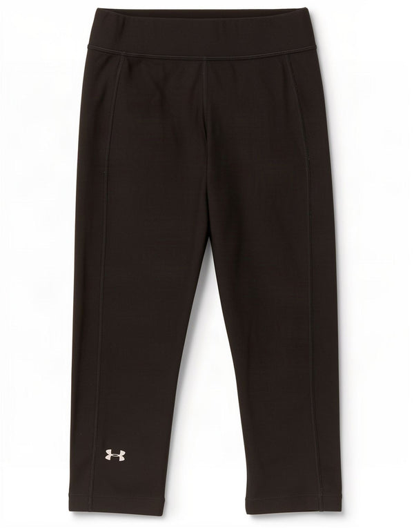 Женские леггинсы-капри Under Armour Heat Gear UK 12, средний черный полиэстер