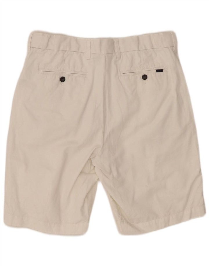 MARKS & SPENCER Mens Chino Shorts W34 Large White Cotton