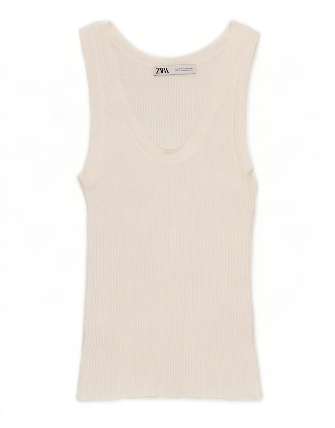 Женский жилет Zara UK 8, маленький, белый, вискоза
