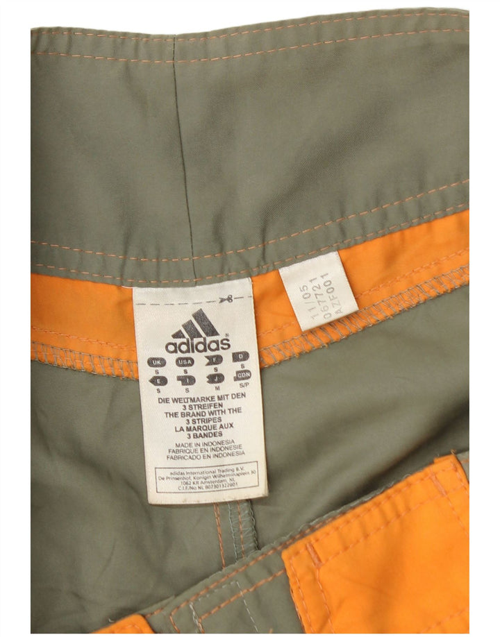 Мужские шорты для плавания ADIDAS, маленький полиэстер цвета хаки с цветочным принтом