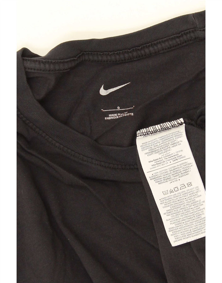Мужская футболка Nike, большой черный хлопок