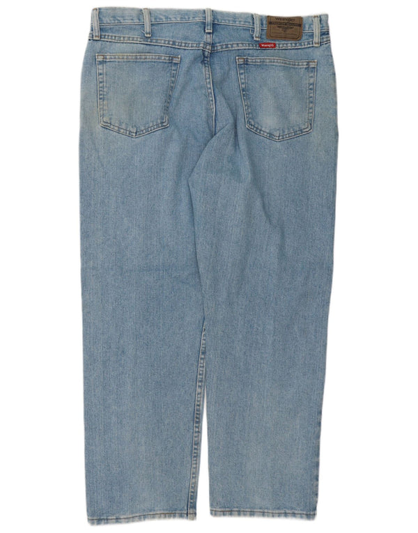 Мужские прямые джинсы свободного покроя Wrangler W38 L29, синий хлопок