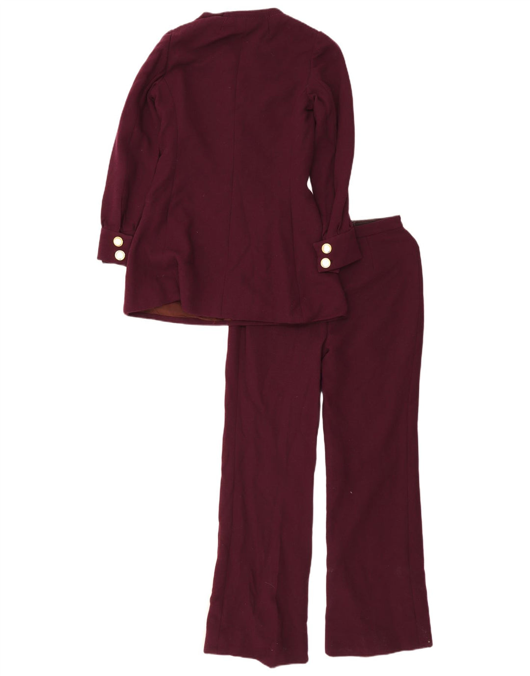 Винтажный женский костюм-двойка IT 44 Medium W24 L29 Фиолетовый