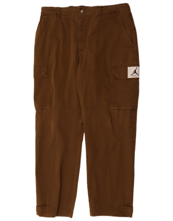 Мужские прямые брюки карго JORDAN 2XL W42 L31, бежевый хлопок