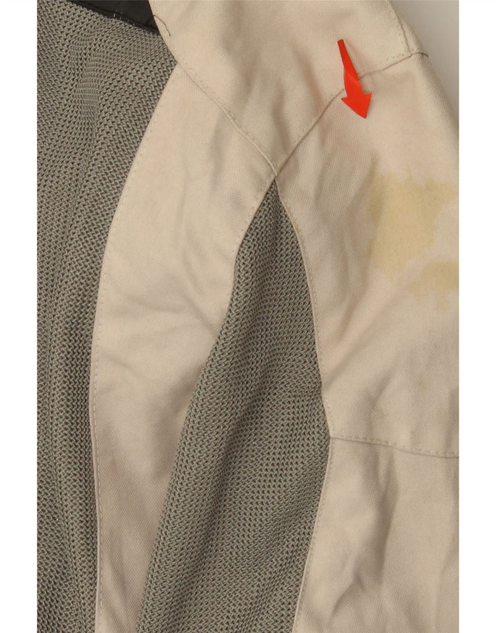 Женская гоночная куртка OJ ATMOSFERE UK 14, средний бежевый цвет, полиамид с цветными блоками