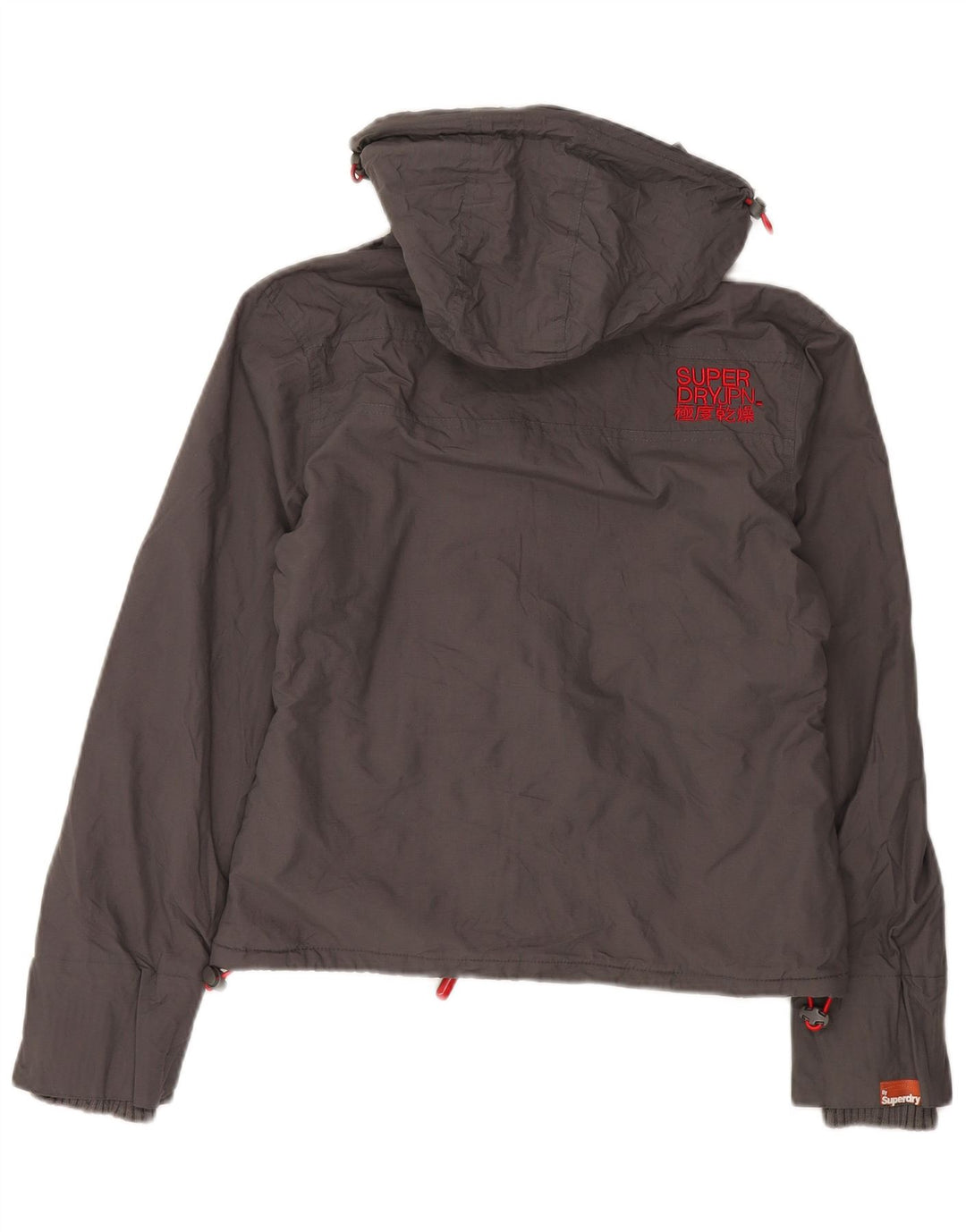 Женская ветровка с капюшоном Superdry The Windcheater UK 14, средний серый цвет