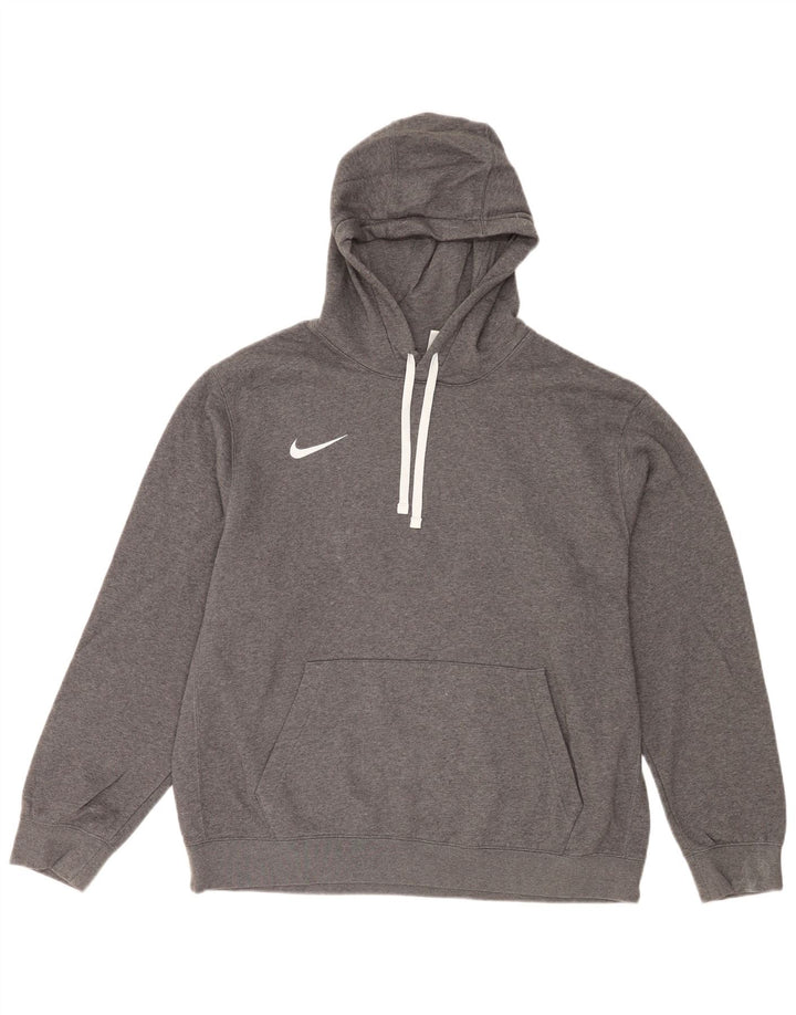 Мужской джемпер с капюшоном Nike XL, серый хлопок